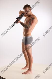 Piero Fighting Wiht Assault Rifle